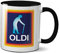 Oldi Man Mug- Birthdays Christmas Funny Gift Presents Father's Day Celebration Novelty Old Coffee Tea Heavy Duty Handle Dino Coated Dishwasher/Microwave Safe Sublimation Ceramic (Black Handle Prime)