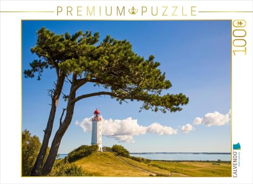 CALVENDO Puzzle Leuchtturm Dornbusch auf der Insel Hiddensee | 1000 Teile Lege-Größe 64 x 48 cm Foto-Puzzle für glückliche Stunden