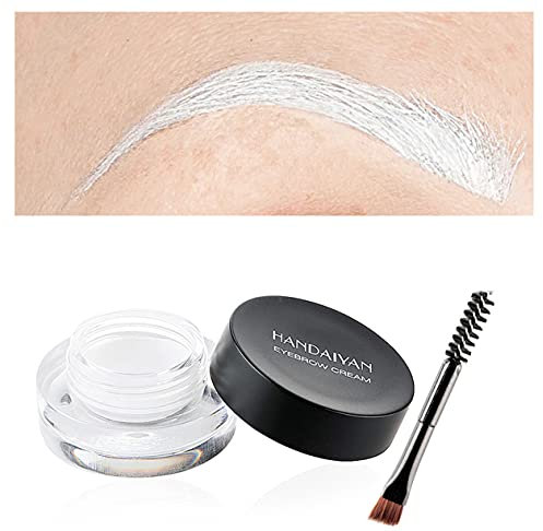 Augenbrauen-Creme, wasserdichtes Augenbrauen-Gel lang anhaltende Brauen-Pomade mit Pinsel, natürliches vielseitiges getöntes Brauen-Gel erzeugt natürlich aussehende Brauen für Feiertagspartys