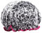 1 Piece Shower Cap Reusable Bath Cap, Double Thickening Waterproof Shower Cap (Flower)