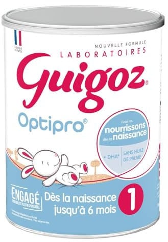 Guigoz Optipro 1 Lait 1er Âge Dès la Naissance Jusqu'à 6 Mois 780 g