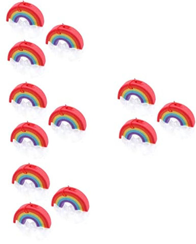 Beavorty 4 Sets Leichte Tragbare Schwämme Badematerial Neuartige Regenbogendusche Für Den Familiengebrauch Peelings 3 Stück * 4
