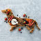 Hölzerner Dackel Teller, Käsebrett aus Holz, Aperitifbrett in Dackel-Form, Käsebretter Servierplatte, Dackel Hund Schneidebrett Personalisiert, Schneidebrett,Dackel Essteller