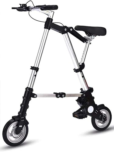 Leichtes Aluminium-Klapprad – 20,3 cm Mini für Erwachsene, Studentenfahrrad mit Schnellklappsystem und verstellbarem Komfort – ultraleichte, tragbare Option