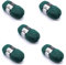 Lexicon Select Pack of 5 x 100g Balls Green Double Knitting Wool - Bottle Green
