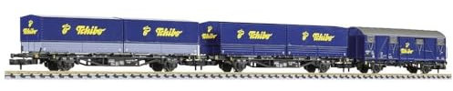 Liliput L260112 N 3er-Set Güterwagen Tchibo-Zug der DB AG
