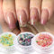 3 getrocknete Blumen für Nägel,Nail Art Aufkleber trockene Blumen Kit getrocknete Blumen Zubehör Set DIY Nageldekoration