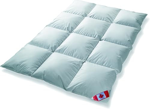 Canada extra warme Winter Daunendecke 8 cm Hochsteg 100% Daune Wärmegrad 5 (135 x 2000 cm)