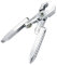 Uadme Keychain Multitool, 6 in 1 Small Screwdriver Pliers Pocket Tools, Folding Stainless Steel EDC Multifunctional Tools, Portable Mini Outdoor Multitool for Hiking Camping and Gift