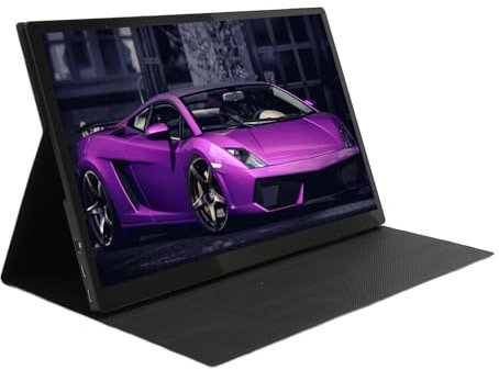 Annadue 15.6 Inch Laptop Screen Extender, Portable Monitor with 10 Point Touch Screen, 4K IPS Display with 3840 X 2160 60Hz Refresh 16:9, Gaming Display for Laptops, PCs, for Switch