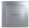 Einbauschalter in glänzendem Silber – Linie 8000, perfekt für stilvolle Beleuchtung. Eine moderne und praktische Option, die Funktionalität und Eleganz für Ihr Zuhause oder Büro vereint.