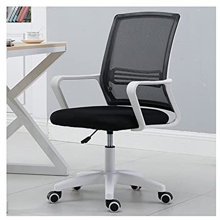 Drehbarer Schreibtischstuhl mit Netzrücken, gepolsterter Sitzfläche und verstellbaren Armlehnen, 360° drehbarer Arbeitsstuhl für Home Office