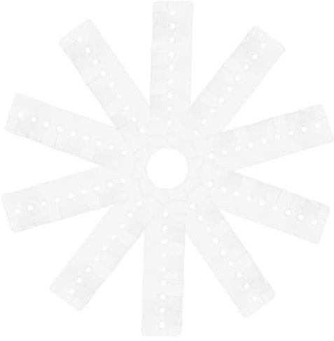 Healvian 10pcs Hair Braids Extensions Tool Heat Shield Guards Hair Extension Heat Resistant Glue Protector