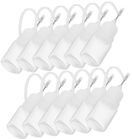 Ipetboom 30 Pièces Bouteilles Compressibles Vides Petites Bouteilles à Embout Fin Pour Colle Peinture à Huile Travaux Manuels Et Projets Artisanat