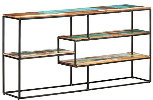 Frdhee Eckschrank Küche Barschrank,Sideboard 150x30x75 cm Altholz,Küchenschrank für Wohnzimmer,Küche,Esszimmer