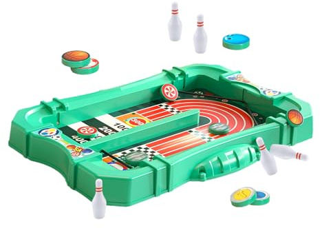 Multifunctional Ball Game Board, Tabletop Indoor Sports Game, Funny Interactive Desktop Games for Home, Bowling, Football, Basketball, Ice Hockey Play