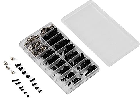 Annadue Computer-Schrauben-Set, M2 M2,5 M3 Legierter Stahl, Mikro-Kreuzschrauben-Sortiment-Set für Laptop-PC-Reparatur, Befestigungselemente für Festplatten-SSD-Lüfter