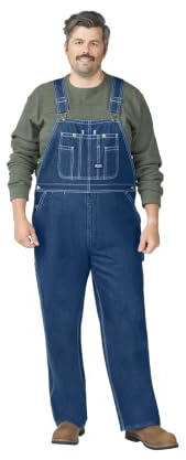 Liberty Big Smith Men's Stonewashed Bib Overall, 36x30