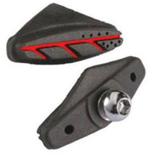 Ashima One Piece Road Shoe/Pad Coloured, Ar66 105 Rim Brake Pads