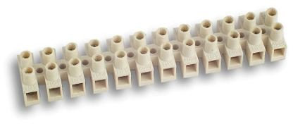 Morsetti a Vite 12 Poli per Cavi Elettrici sezione 10 mm Maurer conf.10 stecche