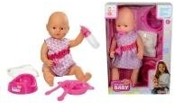 Bébé fonction pipi avec couche et pot 38cm