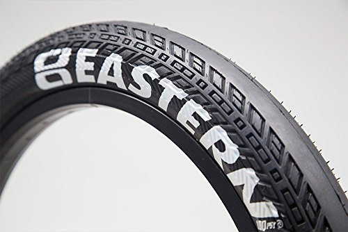 Eastern Bikes Squealer - Neumático BMX de 100 psi 20 x 2.4 (negro y blanco)