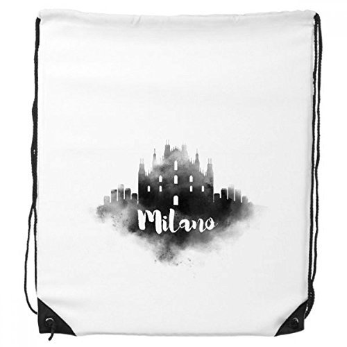 DIYthinker Milano Italy Ink-Stadt-Rucksack-Shopping Sport Taschen Geschenk