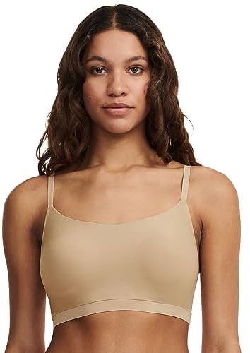 Chantelle Softstretch Scoop Padded Bralette Coques Intégrées, Nude, M/L Femme