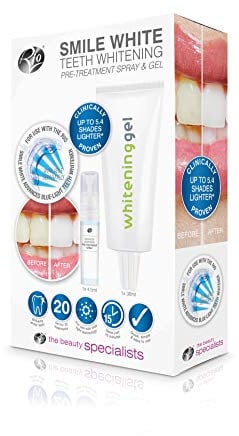Rio Spray e gel pretrattamento sbiancante per denti Smile White