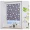 ourdeco® Klemmfix Rollo / 80 x 210 cm (Breite x Höhe) / bedrucktes Motiv Sterne/lichtundurchlässig, verdunkelnd/Klemmen, Rollo für Fenster ohne zu Bohren