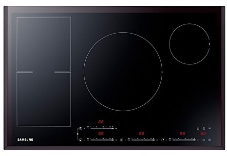 Samsung - Piano cottura ad induzione NZ84F7NC6AB in vetroceramica nero da 80cm