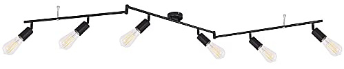 Globo Beleuchtung Wohnzimmer 180 cm, schwarz