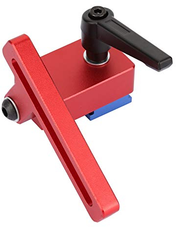 Fafeicy Type 30 Miter Track Stop, T Tracks Fence Chute Limiter Stop Fence Positioner for Standard T Track Stop, Accurately Limit Sliding Chute Length