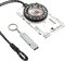 INMAKER Kompass mit Notfallpfeife, Kompass Outdoor mit Floureszierender Reflektierendes Lanyard, Kompass Kinder zum Lesen von Karten Navigation, Compass Zuverlässige Outdoor Survival Ausrüstung