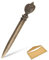 HERCHR Brieföffner Mit Stahlgriff Rostfrei, 12.8 cm Retro-Umschlagöffnermesser, Letter Opener, Schreibtische Büro Brieföffner Metallbeschichteter Umschlagöffner Umschlagschneider Für Zuhause