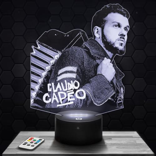 Nachttischlampe - Touch-Nachtlicht C. Capéo 3D-LED-Lampe Illusion, Geschenkidee Weihnachten Geburtstag Junge und Mädchen Nachttischlampe Kinder- oder Erwachsenenzimmer