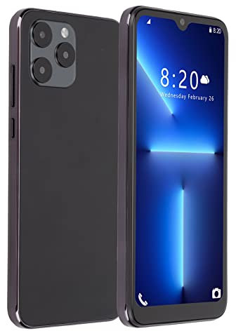 Alvinlite I13 Pro Max Android 11, 128GB Unlocked Smart Phone 6.1inch HD Full Screen Phone, Dual SIM 4+64G RAM Face ID Unlocked 4000mAh Large Battery (Black)