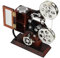 Spieldose Spieluhr Musikbox, Vintage Film Filmprojektor Modell Holz Metall Antike Musical Box Schmuckkiste Geschenk for Dekoration Spieluhren