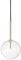 Ideal Lux EQUINOXE 15cm Globe Pendelleuchte Messing