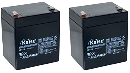 Kaise Batería de Plomo AGM VRLA 12V- 5Ah / Modelo KB1250 F1 / 2 Unidades