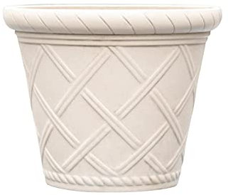 MagiDeal Imitation Pierre Motif Romain Pot de Fleur Plante Verte Pot de Fleurs résine jardinière pour Aloe Matin intérieur/extérieur Bureau, 12 Pouces