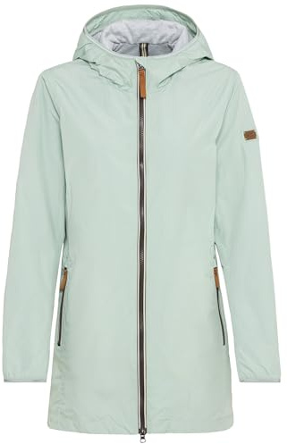 camel active Damen Langer Windbreaker aus recyceltem Polyester
