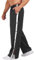 Deyeek Herren Basketball Trainingshose mit seitlicher Knopfleiste zum öffnen Button Up Sporthose Schwarz XXL