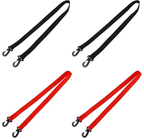 ABOOFAN Lot De 4 Sangles De Transport pour Bottes De Ski Snowboard pour Adultes Faciles À Fixer en Nylon Confortables