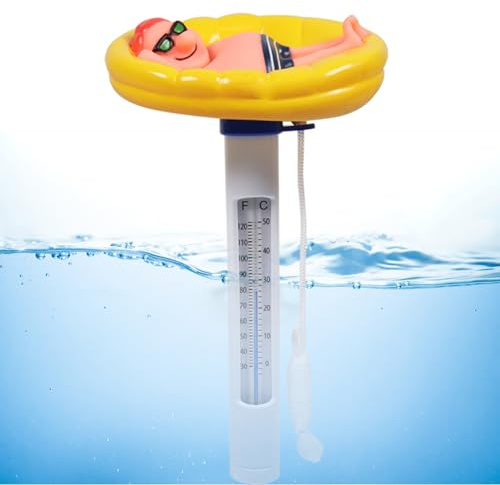 Schwimmende Pool Thermometer Wasser Temperatur Leicht Ablesbar (Wanderer) | Tiere Wasser Temperatur, Poolthermometer, Innen und Außen Pool, Aquarien Fischteiche, Thermomet Blondinen