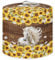 SCRAWLGOD Sunflower Horse Print Pressure Cooker for Most Kitchen Appliance Protector Dust Cover Round Protective Cover Rice Cooker