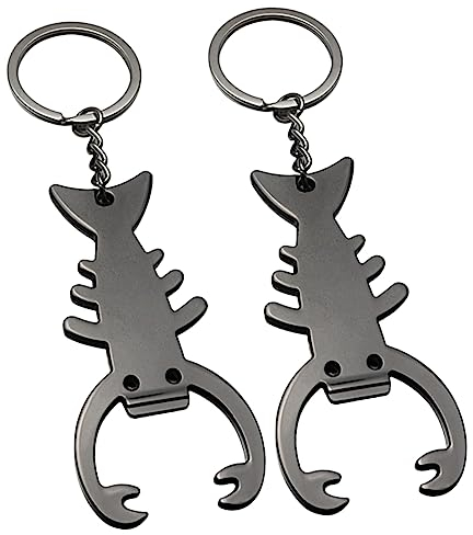 CIYODO 2 Pezzi Portachiavi Aragosta Portachiavi Creativi Decorazione Anello Chiave