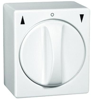 Knebelschalter Aufputz Rolladenschalter, umschaltbar zwischen Raster und Tasterfunktion