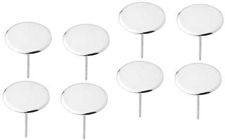 Amosfun 2sets Stainless Steel Cake Decorating Tool Set Flower Nail for Baking Cupcake Decor 4pcs*2