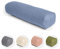 Vedara® Yoga Bolster AKAMA – Yogakissen mit Kapokfüllung für Yin Yoga – Rechteckig – Waschbarer Bezug aus 100% robuster Baumwolle – Großes Yogakissen für Restorative Yoga (Himmelblau, Klein)